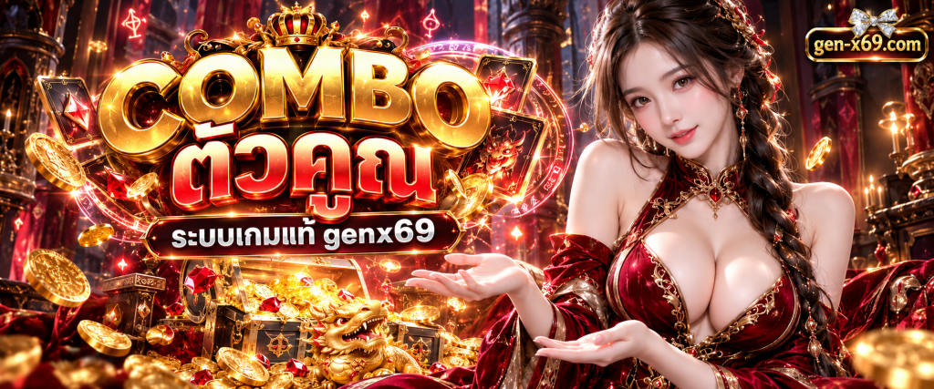 COMBOตัวคูณ ของเกมสล็อตค่ายนอกระบบแท้บนเว็บตรง genx69 ปีล่าสุด
