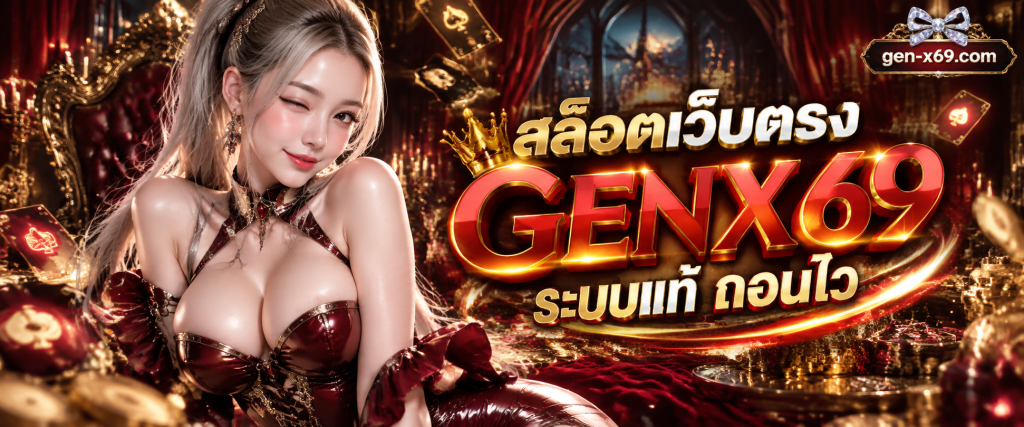 ทางเข้าสล็อตเว็บตรง GENX69 ระบบบริการแท้มาตรฐานสากลถอนเงินไวปลอดภัย